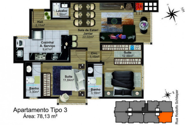 Imagem Imóvel à Venda, 99 m² em Centro - Canela Imagem Imóvel à Venda, 99 m² em Centro - Canela