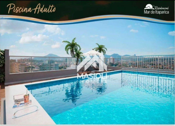 Apartamento com 2 Quartos à Venda, 58 m² em Praia De Itaparica - Vila Velha