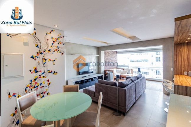 Imagem Apartamento com 1 Quarto para Alugar, 74 m² em Cidade Monções - São Paulo Imagem Apartamento com 1 Quarto para Alugar, 74 m² em Cidade Monções - São Paulo