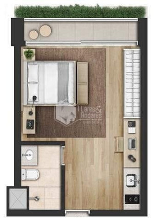 Imagem Studio com 1 Quarto à Venda, 21 m² em Moema - São Paulo Imagem Studio com 1 Quarto à Venda, 21 m² em Moema - São Paulo