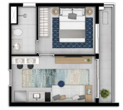 Imagem Apartamento com 1 Quarto à Venda, 29 m² em Vila Madalena - São Paulo