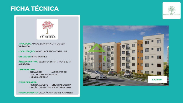 Imagem Apartamento com 2 Quartos à Venda, 48 m² em Roselandia - Cotia Imagem Apartamento com 2 Quartos à Venda, 48 m² em Roselandia - Cotia