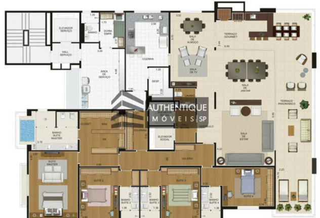 Imagem Apartamento com 4 Quartos à Venda, 350 m² em Campo Belo - São Paulo Imagem Apartamento com 4 Quartos à Venda, 350 m² em Campo Belo - São Paulo