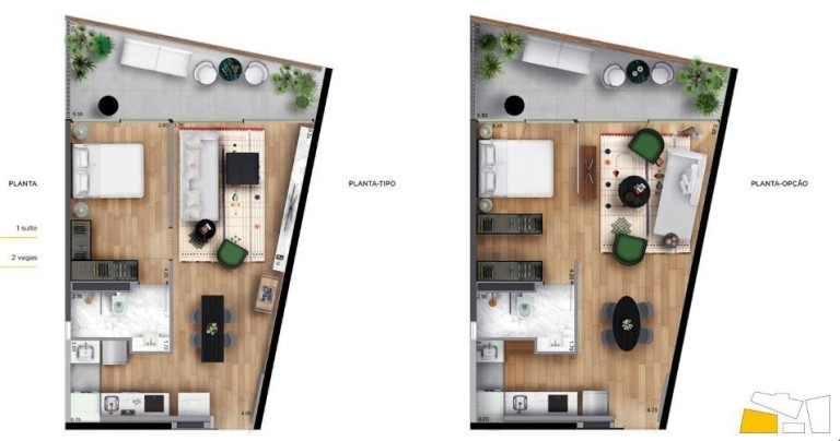 Imagem Imóvel com 2 Quartos à Venda, 113 m² em Vila Olímpia - São Paulo