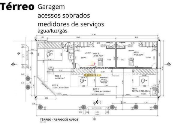 Imagem Sobrado com 3 Quartos à Venda, 106 m² em Jardim - Santo André Imagem Sobrado com 3 Quartos à Venda, 106 m² em Jardim - Santo André