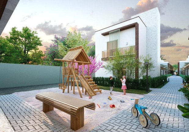 Imagem Casa com 3 Quartos à Venda, 99 m² em Ponta De Campina - Cabedelo Imagem Casa com 3 Quartos à Venda, 99 m² em Ponta De Campina - Cabedelo