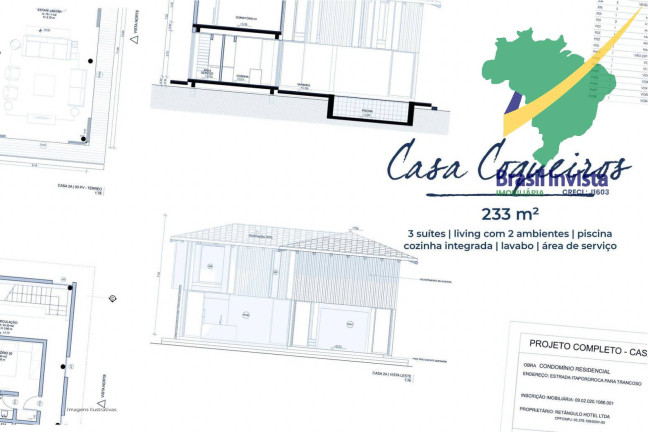Imagem Casa com 3 Quartos à Venda, 262 m² em Trancoso - Porto Seguro Imagem Casa com 3 Quartos à Venda, 262 m² em Trancoso - Porto Seguro