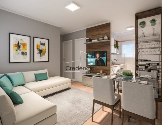 Imagem Apartamento com 2 Quartos à Venda, 37 m² em Boqueirão - Araucária Imagem Apartamento com 2 Quartos à Venda, 37 m² em Boqueirão - Araucária