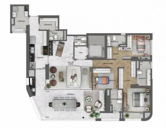 Imagem Imóvel com 3 Quartos à Venda, 134 m² em Chácara Santo Antônio - São Paulo Imagem Imóvel com 3 Quartos à Venda, 134 m² em Chácara Santo Antônio - São Paulo