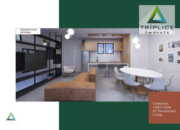Imagem Cobertura com 3 Quartos à Venda, 158 m² em Jardim Glória - Juiz De Fora