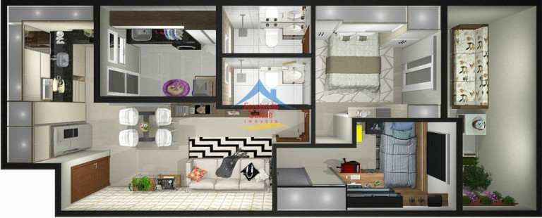 Imagem Cobertura com 2 Quartos à Venda, 90 m² em Vila Pires - Santo André Imagem Cobertura com 2 Quartos à Venda, 90 m² em Vila Pires - Santo André