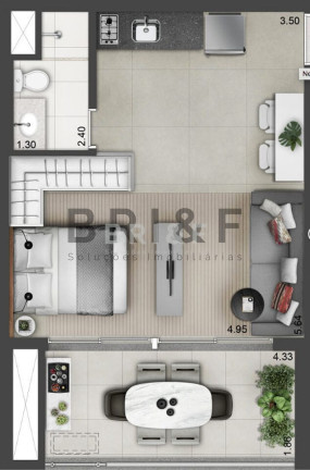 Imagem Apartamento com 1 Quarto à Venda, 40 m² em Alto Da Boa Vista - São Paulo Imagem Apartamento com 1 Quarto à Venda, 40 m² em Alto Da Boa Vista - São Paulo