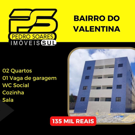 Apartamento com 2 Quartos à Venda, 50 m² em Valentina De Figueiredo - João Pessoa
