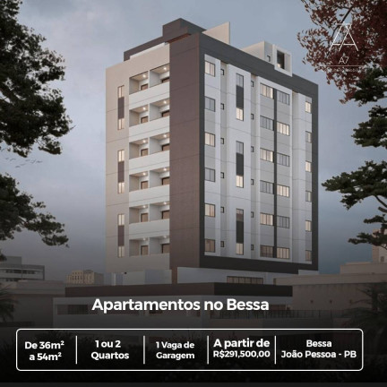 Apartamento com 2 Quartos à Venda, 54 m² em João Pessoa