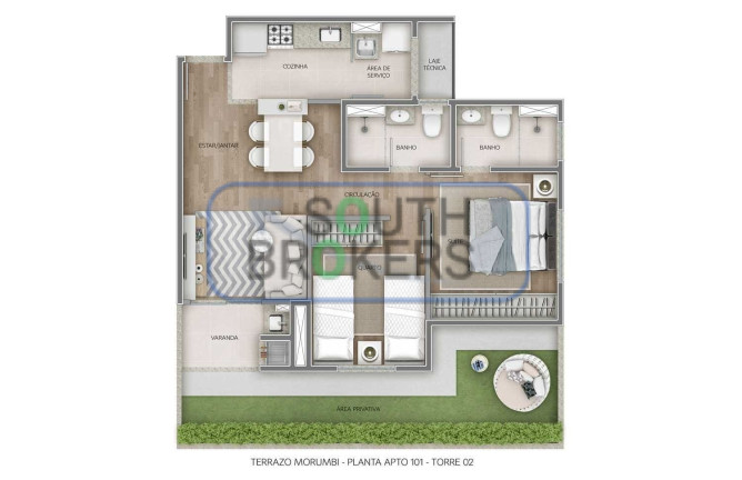Imagem Apartamento com 2 Quartos à Venda, em Paraíso Do Morumbi - São Paulo Imagem Apartamento com 2 Quartos à Venda, em Paraíso Do Morumbi - São Paulo