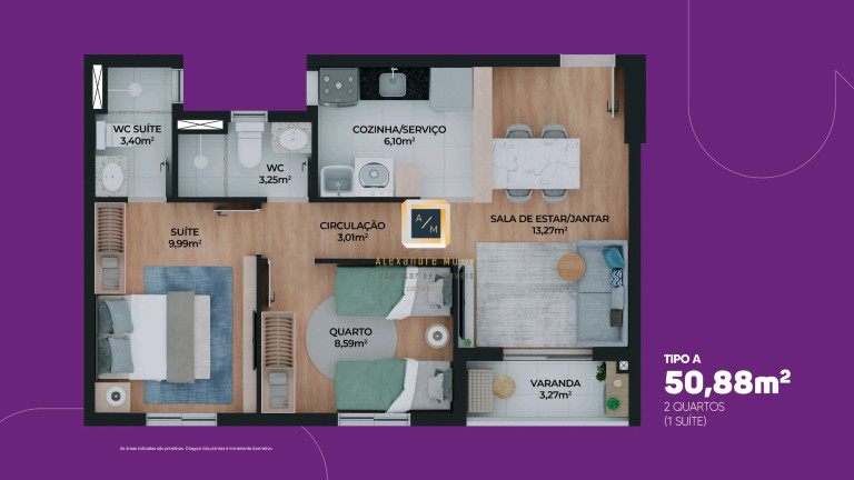 Imagem Apartamento com 2 Quartos à Venda, 59 m² em Monte Castelo - Fortaleza Imagem Apartamento com 2 Quartos à Venda, 59 m² em Monte Castelo - Fortaleza