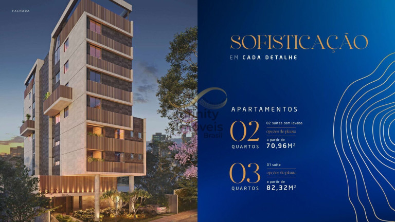 Apartamento com 2 Quartos à Venda, 73 m² em Serra - Belo Horizonte