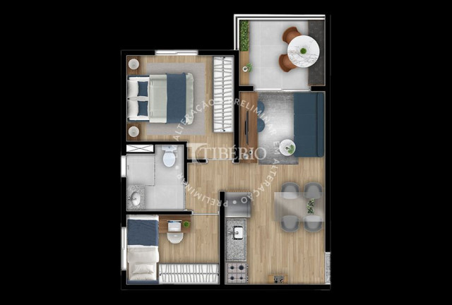 Imagem Apartamento com 2 Quartos à Venda, 39 m² em Mooca - São Paulo