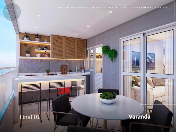 Imagem Imóvel com 2 Quartos à Venda, 73 m² em Canto Do Forte - Praia Grande
