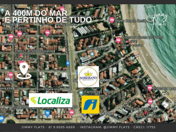 Imagem Apartamento com 1 Quarto à Venda, 22 m² em Centro, Porto De Galinhas - Ipojuca