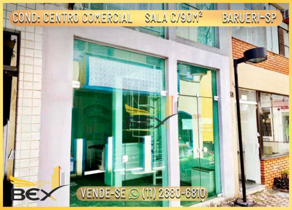 Sala Comercial à Venda, 90 m² em Alphaville Comercial - Barueri