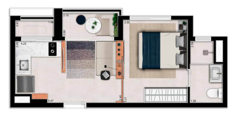 Imagem Apartamento com 1 Quarto à Venda, 29 m² em Santa Cecília - São Paulo
