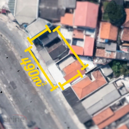 Terreno à Venda, 490 m² em Jardim Pilar - Mauá
