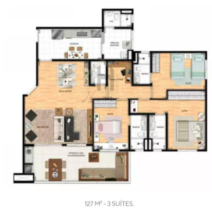 Imagem Imóvel com 3 Quartos à Venda, 127 m² em Santa Paula - São Caetano Do Sul