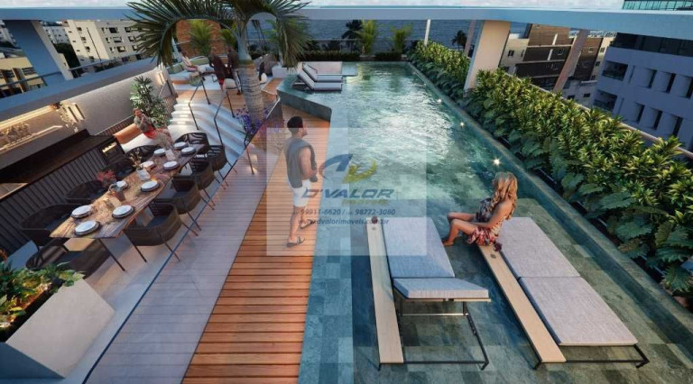 Imagem Apartamento com 1 Quarto à Venda, 45 m² em Tambaú - João Pessoa