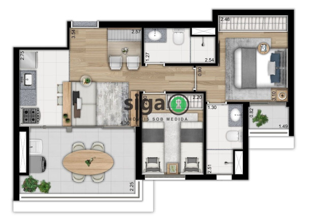 Imagem Apartamento com 2 Quartos à Venda, 56 m² em Ipiranga - São Paulo Imagem Apartamento com 2 Quartos à Venda, 56 m² em Ipiranga - São Paulo