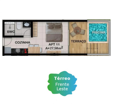 Imagem Apartamento com 1 Quarto à Venda, 28 m² em Porto De Galinhas - Ipojuca Imagem Apartamento com 1 Quarto à Venda, 28 m² em Porto De Galinhas - Ipojuca