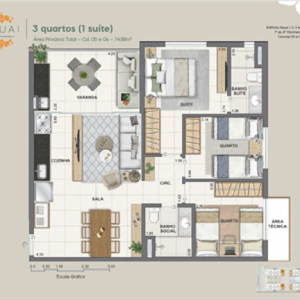 Imagem Apartamento com 3 Quartos à Venda, 76 m² em Recreio Dos Bandeirantes - Rio De Janeiro