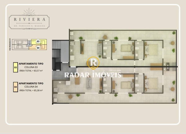 Imagem Apartamento com 2 Quartos à Venda, 83 m² em Vila Nova - Cabo Frio
