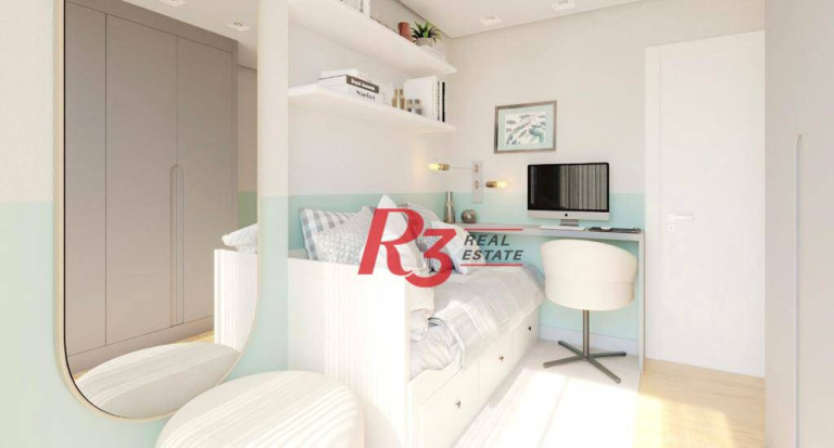 Imagem Apartamento com 2 Quartos à Venda, 65 m² em Ponta Da Praia - Santos