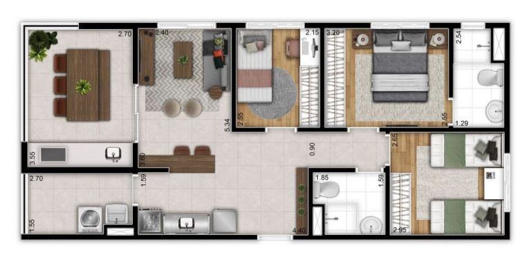 Imagem Apartamento com 2 Quartos à Venda, 37 m² em Vila Tolstoi - São Paulo Imagem Apartamento com 2 Quartos à Venda, 37 m² em Vila Tolstoi - São Paulo