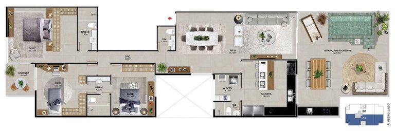 Imagem Apartamento com 3 Quartos à Venda, 173 m² em Barra Da Tijuca - Rio De Janeiro