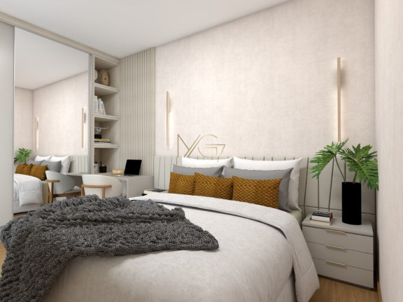 Imagem Apartamento com 3 Quartos à Venda, 100 m² em Cidade Jardim - São José Dos Pinhais
