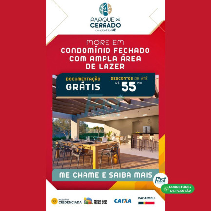Imagem Casa de Condomínio com 2 Quartos à Venda, 140 m² em São Francisco - Cuiabá