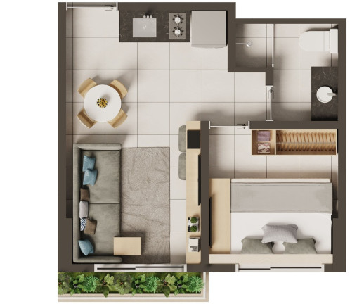 Imagem Apartamento com 1 Quarto à Venda, 27 m² em Imbiribeira - Recife