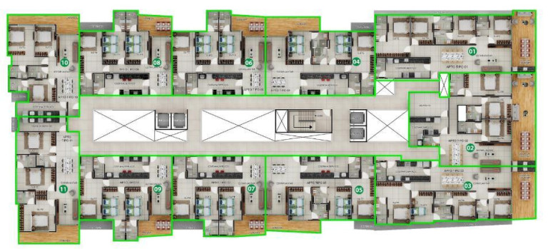 Imagem Apartamento com 3 Quartos à Venda, 199 m² em Jardim Brasília - Cabedelo Imagem Apartamento com 3 Quartos à Venda, 199 m² em Jardim Brasília - Cabedelo