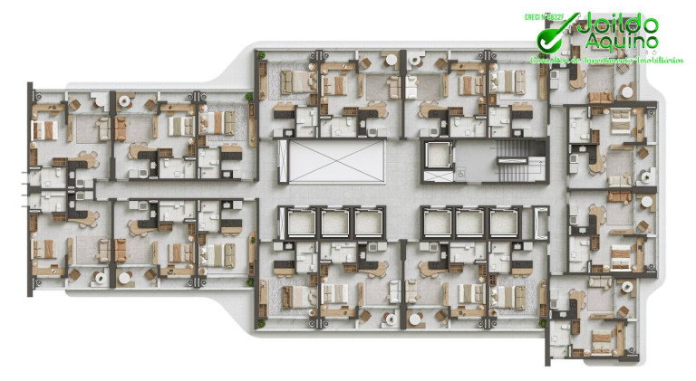 Imagem Apartamento com 1 Quarto à Venda, 28 m² em Meireles - Fortaleza