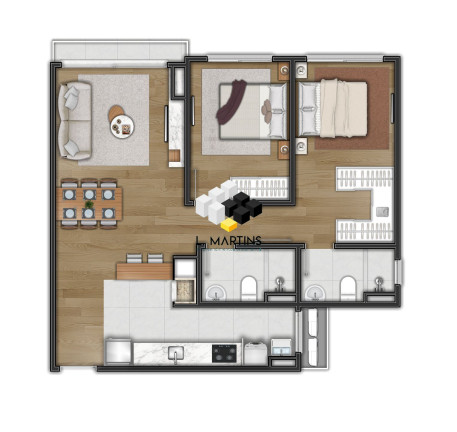 Imagem Cobertura com 2 Quartos à Venda, 80 m² em Centro - Canela Imagem Cobertura com 2 Quartos à Venda, 80 m² em Centro - Canela