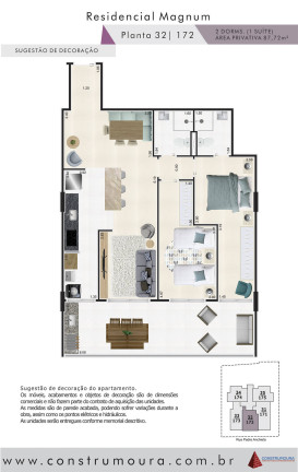 Imagem Apartamento com 2 Quartos à Venda, 87 m² em Centro - Mongaguá