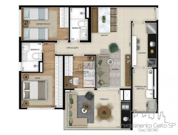 Imagem Apartamento com 3 Quartos à Venda, 89 m² em Vila Guilhermina - São Paulo Imagem Apartamento com 3 Quartos à Venda, 89 m² em Vila Guilhermina - São Paulo