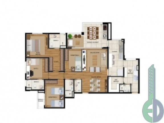 Imagem Imóvel com 4 Quartos à Venda, 150 m² em Vila Gilda - Santo Andre Imagem Imóvel com 4 Quartos à Venda, 150 m² em Vila Gilda - Santo Andre
