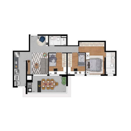 Imagem Imóvel com 1 Quarto à Venda, 42 m² em Saúde - São Paulo