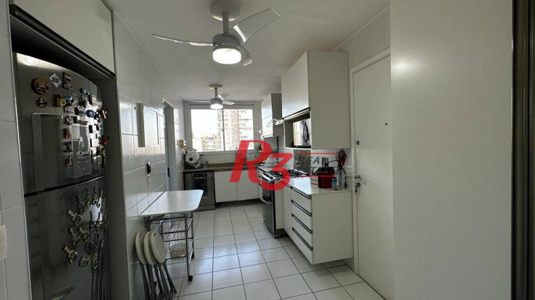 Imagem Apartamento com 3 Quartos para Alugar, 181 m² em Gonzaga - Santos