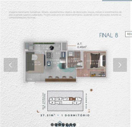 Imagem Apartamento com 1 Quarto à Venda, 38 m² em Boqueirão - Praia Grande Imagem Apartamento com 1 Quarto à Venda, 38 m² em Boqueirão - Praia Grande