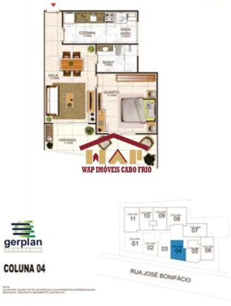 Imagem Apartamento com 1 Quarto à Venda, 58 m² em Centro - Cabo Frio Imagem Apartamento com 1 Quarto à Venda, 58 m² em Centro - Cabo Frio