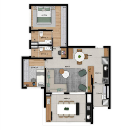 Imagem Apartamento com 3 Quartos à Venda, 215 m² em Brooklin Paulista - São Paulo Imagem Apartamento com 3 Quartos à Venda, 215 m² em Brooklin Paulista - São Paulo